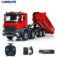 In Stock KABOLITE K3365 Dumper Tipper Car Metal 1/14 8X8 RC Hydraulic Dump Truck Lights Sound System RC Toys Gifts Model 1