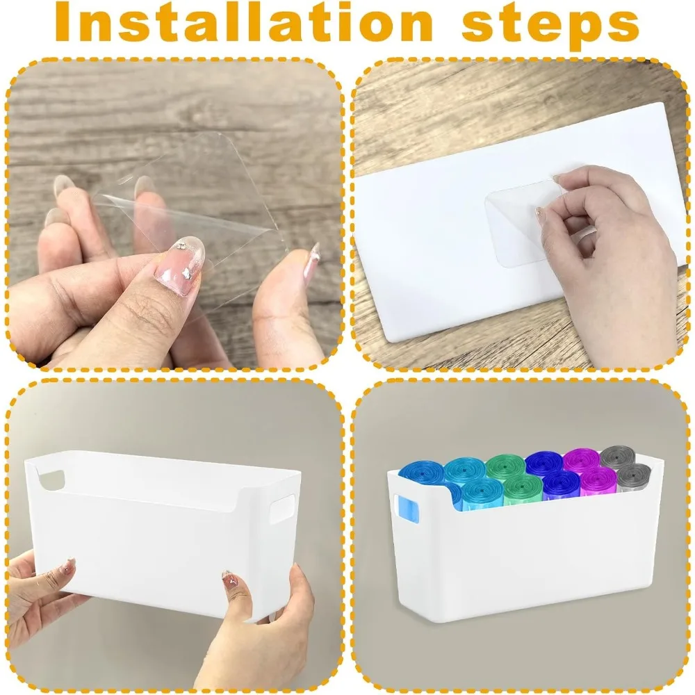 Drawer Shelf Bathroom Organizer Storage Rack Multifunctional Cabinet Door Box Kitchen Wall-mounted Adhesive Under 3