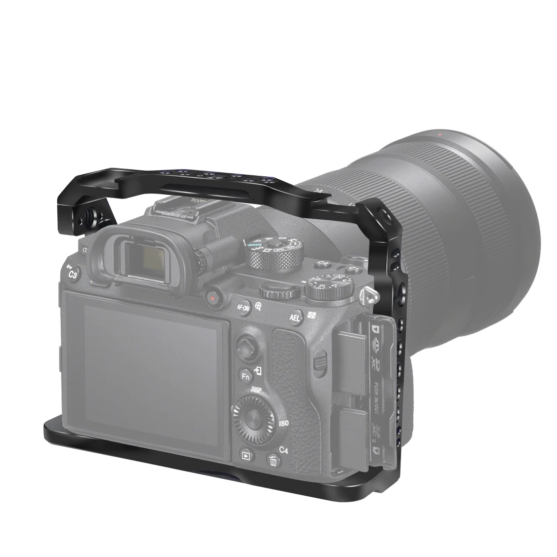 A7M4 A7R4 Camera Full Cage Rig Handle Grip Arca-style Cold Shoe Mount ARRI Locat