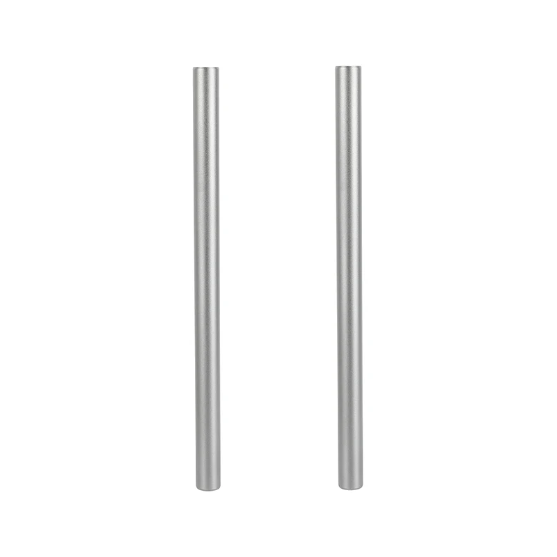 HDRIG 2Pcs Dia 15mm Aluminum Tube Rod 10cm 20cm 25cm 30cm for Follow Focus Lens Support Rig Rail Cage System SLR Cameras Studio