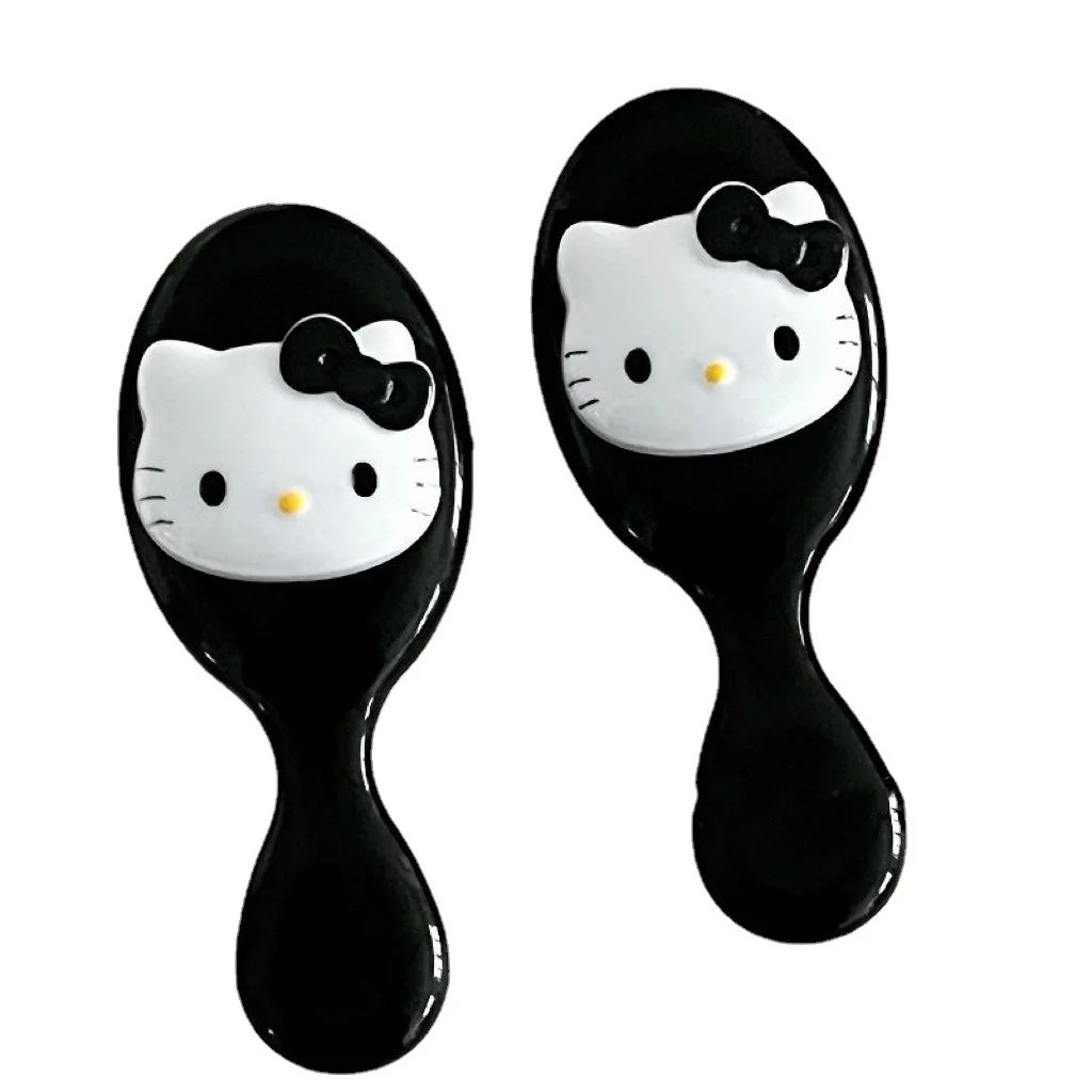 Sanrio Hello Kitty Kawaii Air Cushion Comb Cartoon Anime Kitty Cat Doll Girl Heart Cute Portable Comb Gifts for Girls hair brush comb hair comb hair comb set
