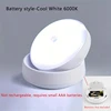 LED Charging Motion Sensor Wall Lamp 360° Rotation Cabinet Lamps Home Wardrobe Lighting Round Bedside Eye Protection Night Light 6