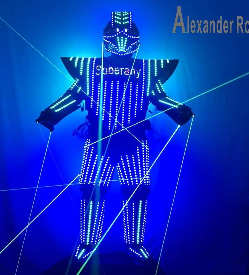 LED Costume design Clothing Light Costume suits LED Robot suits/ ALEXANDER robot