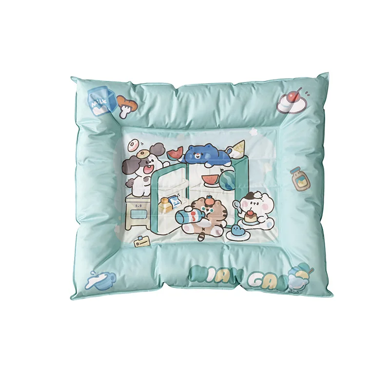 

Новое ледяное гнездо для домашних животных, ледяной коврик для милых кошек и собак, холодное летнее теплое гнездо