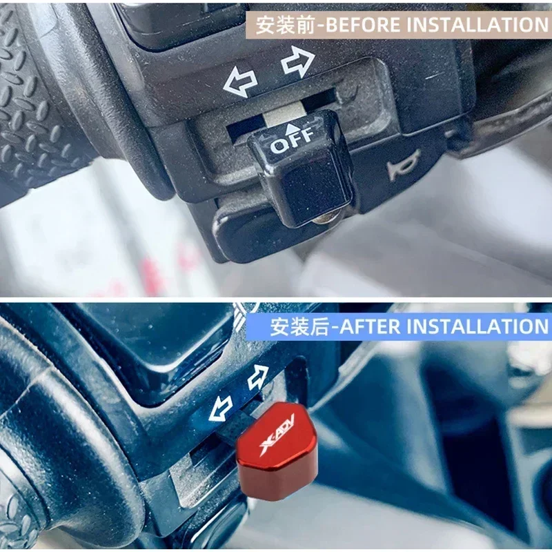 CNC Aluminum Switch Button and Turn Signal Key Cap Accessory
