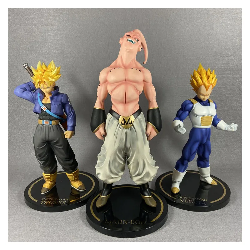 Bandai Genuine Dragon Ball Figuarts Zero Ex Majin Buu Vegeta Iv Trunks Zamasu Action Figure Ornamento Modello Giocattoli Collezione Regalo