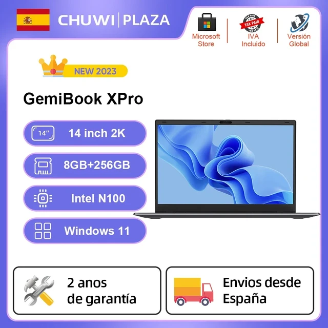 CHUWI GemiBook XPro 14.1-inch UHD Screen Intel N100 Laptop 8GB RAM