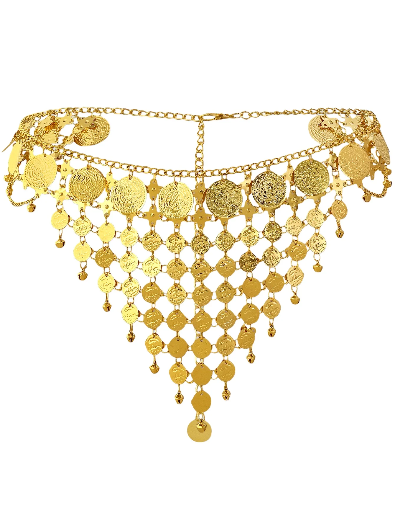 HERSHINE 1 قطع أزياء المرأة مثير الذهب الترتر الخصر سلسلة البوهيمي حزب الحدث أداء زي اكسسوارات عيد الميلاد