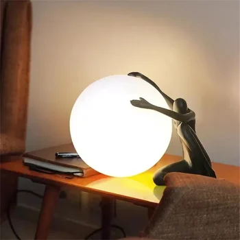 Italian Table Lamp Balloon-Lamp Creative Humanoid Lamps Living Room Bedroom Bedside Lamp Dining Room Decors Artistic Light 4