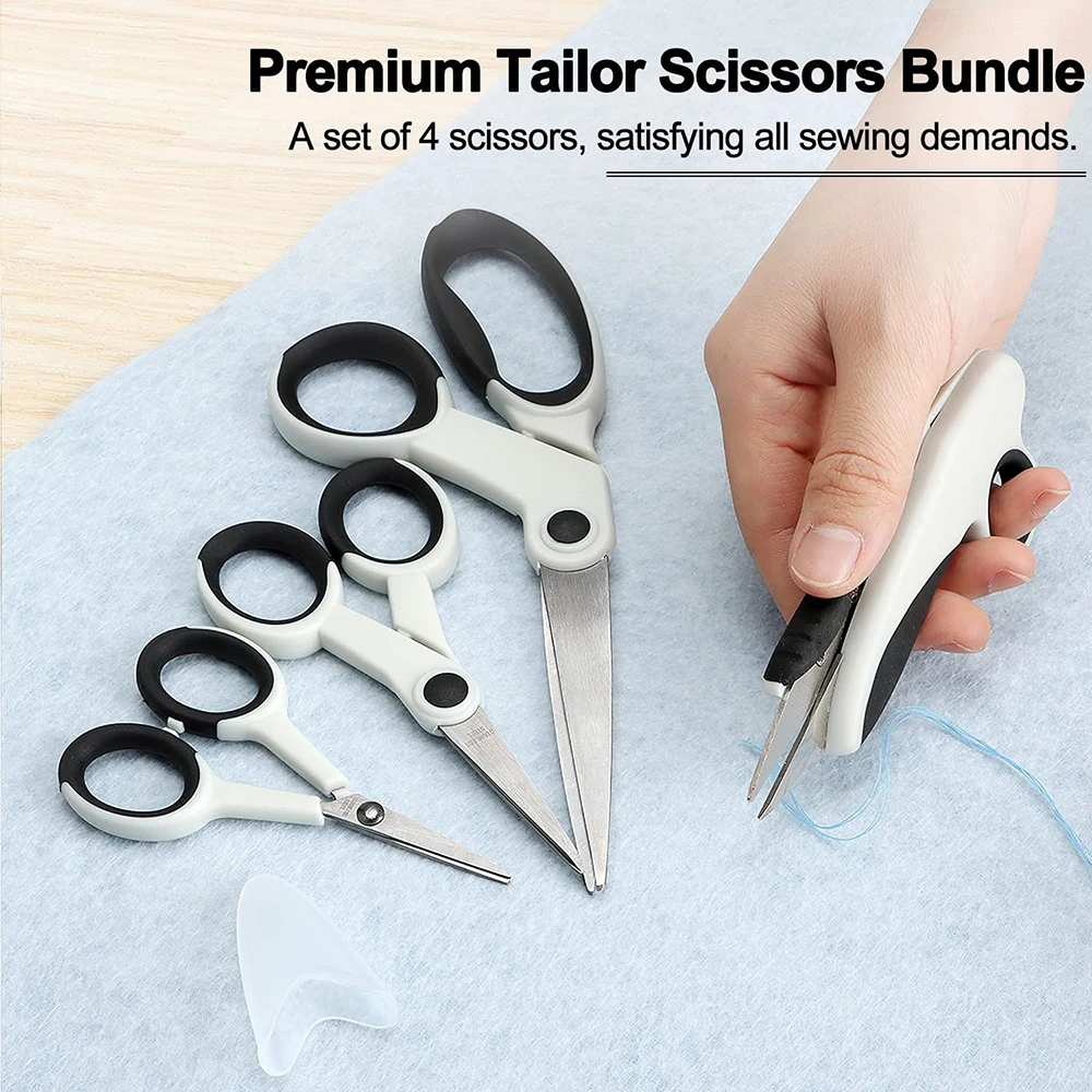 Premium Tailor Sewing Scissors Sets 8 Heavy Duty Sharp Fabric Scissors &  Embroidery Scissors & 5 Thread Snips DIY Sewing Tools - AliExpress