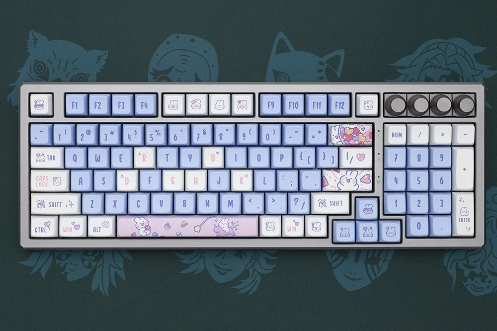 Keycap Set, PBT grosso, Perfil MDA para