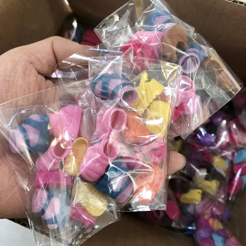 5 Pairs Doll Shoes Doll Accessories Random Type Ob11 Doll Shoes Size 2*1.1cm 1/12 Bjd Doll's Accessories for Obitsu 11