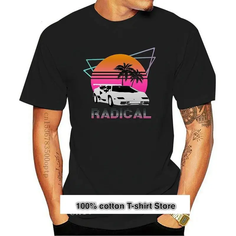 New Radical 1980 Countach Retrowave T Shirt