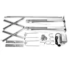 BBQ Rack Electric Rotisserie Grill Motor 25W Maximum Load 40kg Cooking Length 110cm Goat Pig Chicken BBQ Stainless Steel 4
