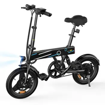 La bicicletta elettrica pieghevole iScooter EB1 presenta un motore da 500W, una batteria da 36V 7.8Ah e una autonomia di 40 chilometri.
