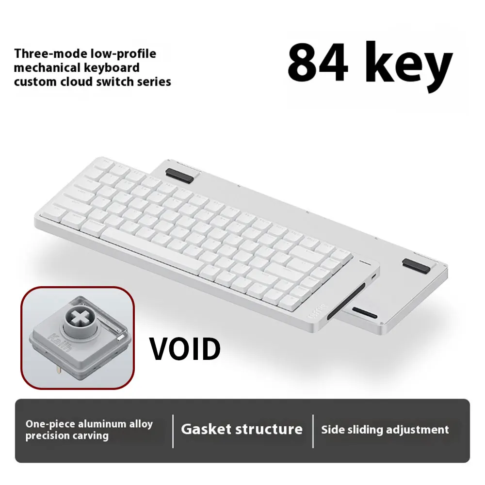 LOFREE Flow2 Mechanical Keyboard Wireless Bluetooth Wired Quiet