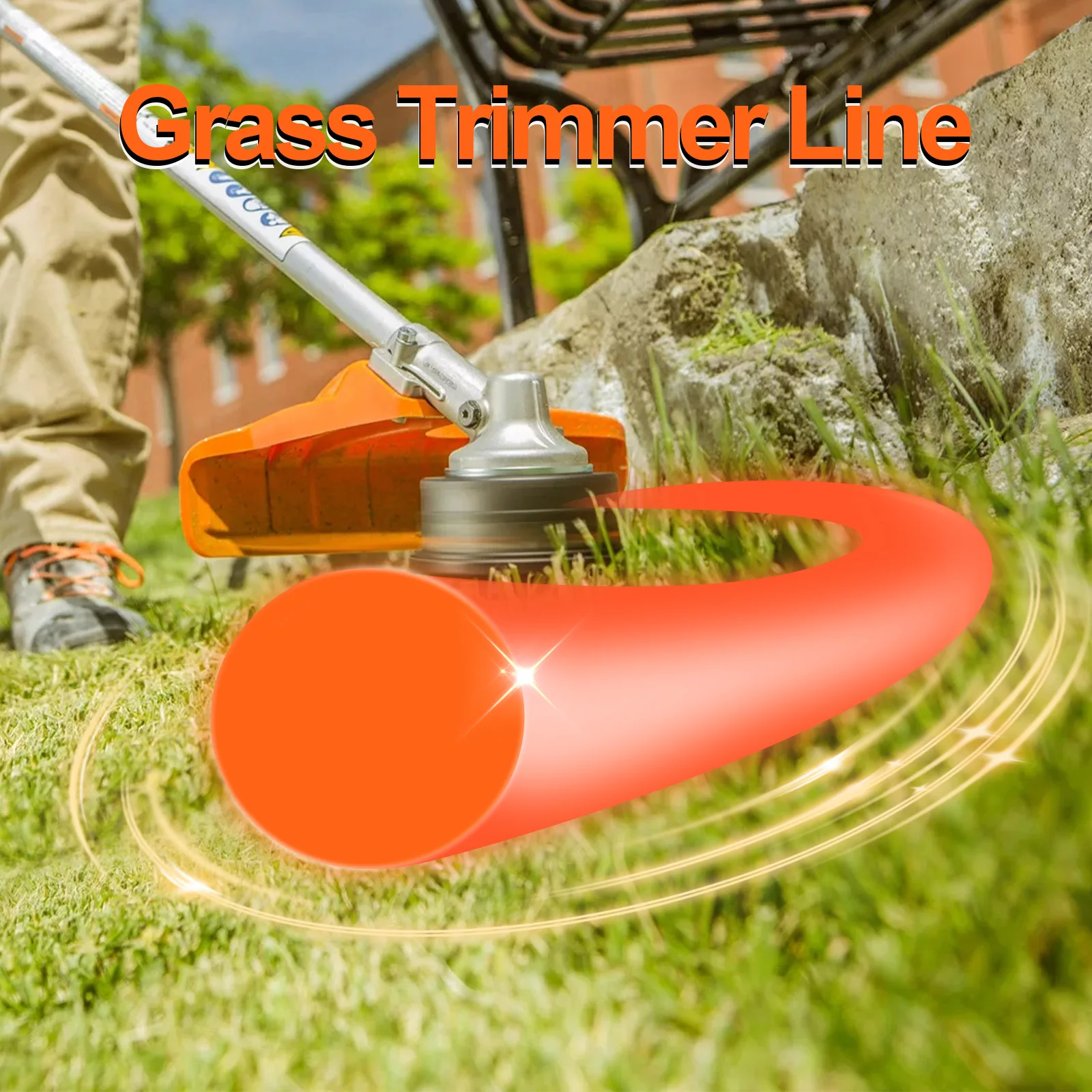 x 15M Nylon Trimmer Line Brush Grass Cutting Weed