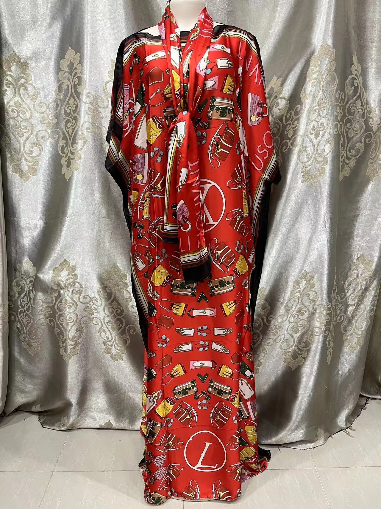 

Dubai African Dresses For Women Muslim Fashion Abaya Nigerian Clothes Ankara Dashiki Long Dress Embroidered Kaftan Robe Djellaba