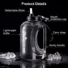 New Hiking And Fitness Super Large Capacity Accurate Calibration Water Bottle Food Grade Plastic Material Scientific Drinking 4