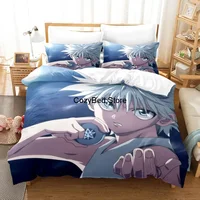 New Hunter X Hunter Bedding Set Single Twin Full Queen King Size Bed Linen Set Aldult Kids Home Decor Duvet Cover Gift Blanket