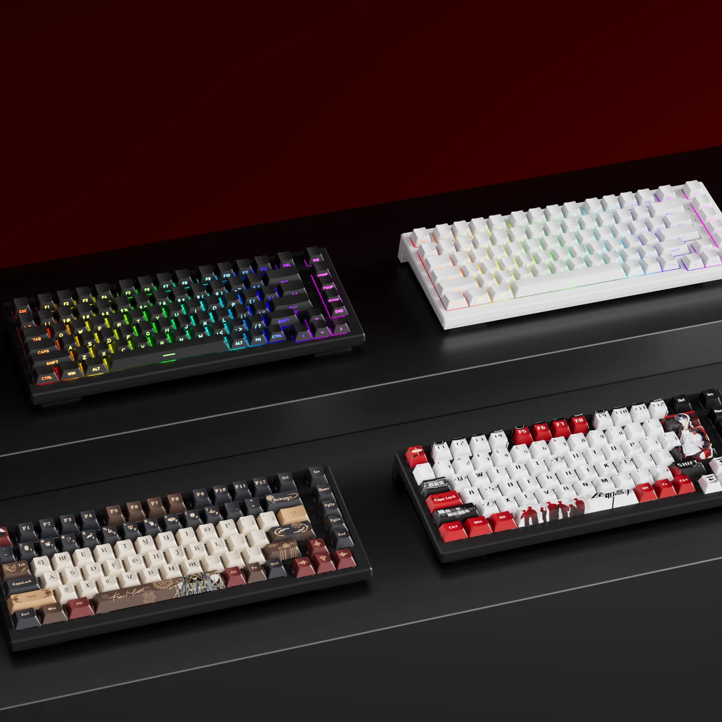 Akko TAC75 HE Mechanical Keyboard 75% Magnetic Switch Rapid Trigger 0.01mm ARGB 8K Polling Rate Wired Gamer Customized Keyboard 6
