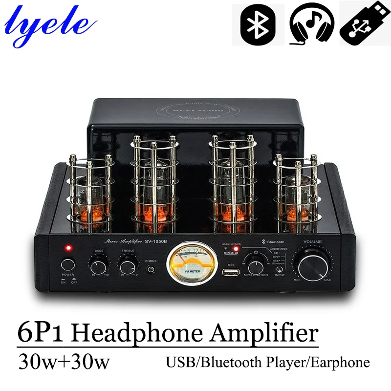 Lyele аудио 6p1 вакуумный трубчатый усилитель для наушников Hi-Fi звука класса А