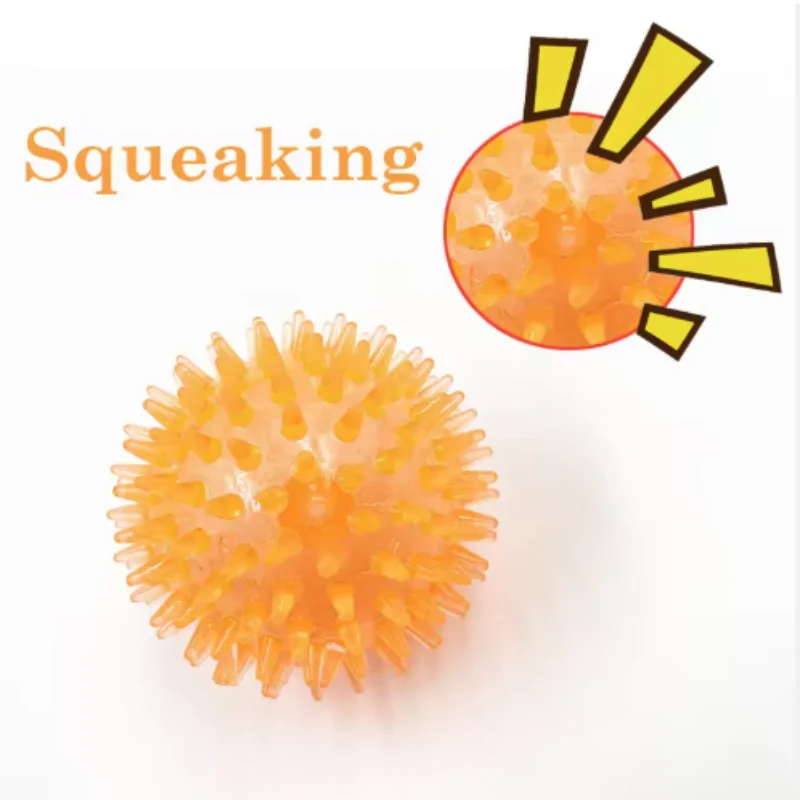 Pet Toy Ball For Cats And Dogs - Sounding Tooth Cleaning Chew Ball Training Teeth Accessories Thornless Chewing Toy For Puppy_voghion.com