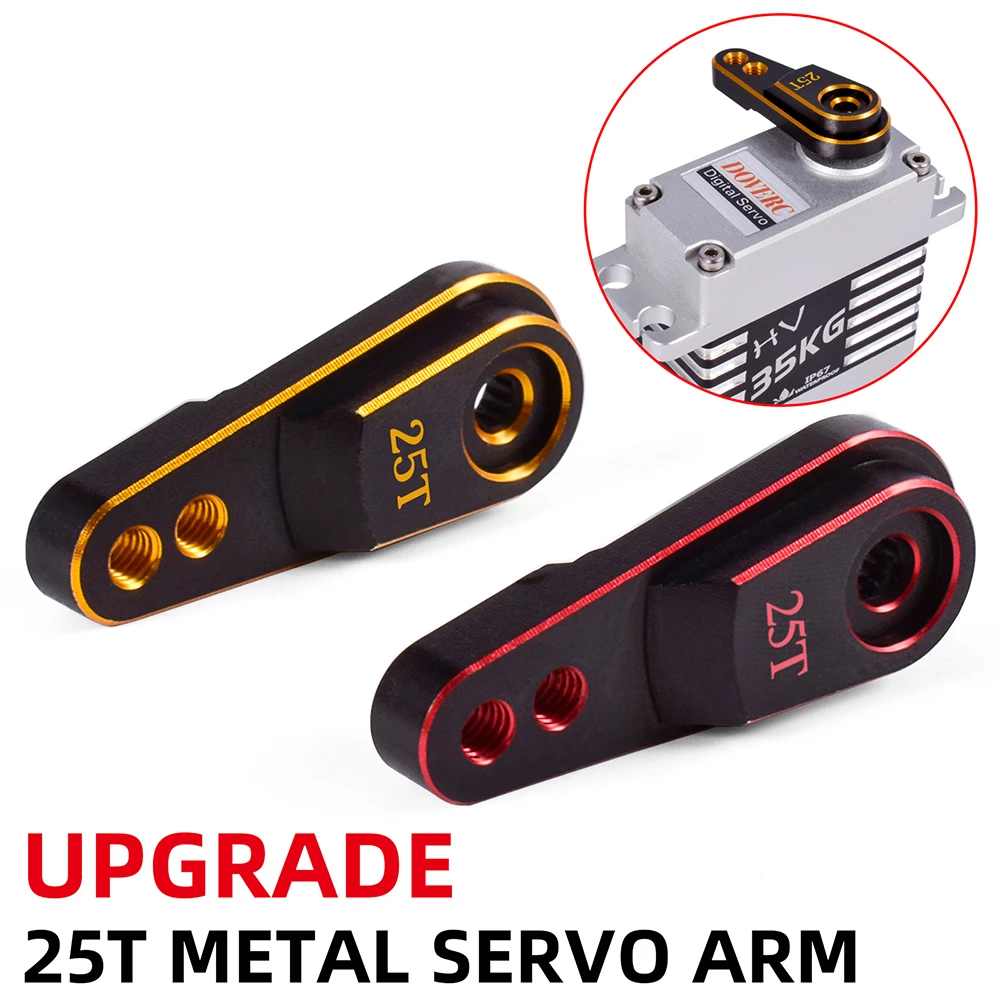 Metal 25T Servo Arm Steering Horn for Traxxas TRX4 Axial SCX10 Tamiya 1