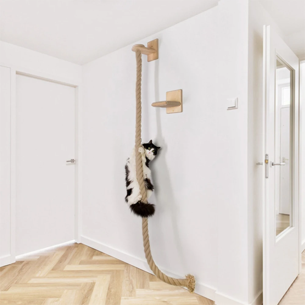 Cat Climbing Rope Wear Resist Thickened Sisal Rope Reusable Wall ...