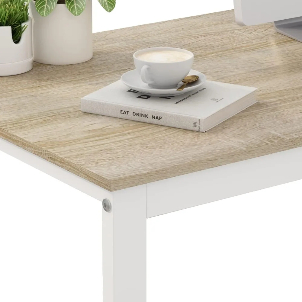 Home Office Computer Desk Corner Table with 3 Drawers and 2 Shelves, 55 Inch Large L Shape Study Writing Desk with Storage | Sale Bangladesh Home Office Computer Desk Corner Table with 3 Drawers and 2 Shelves, 55 Inch Large L Shape Study Writing Desk with Storage Sale Bangladesh