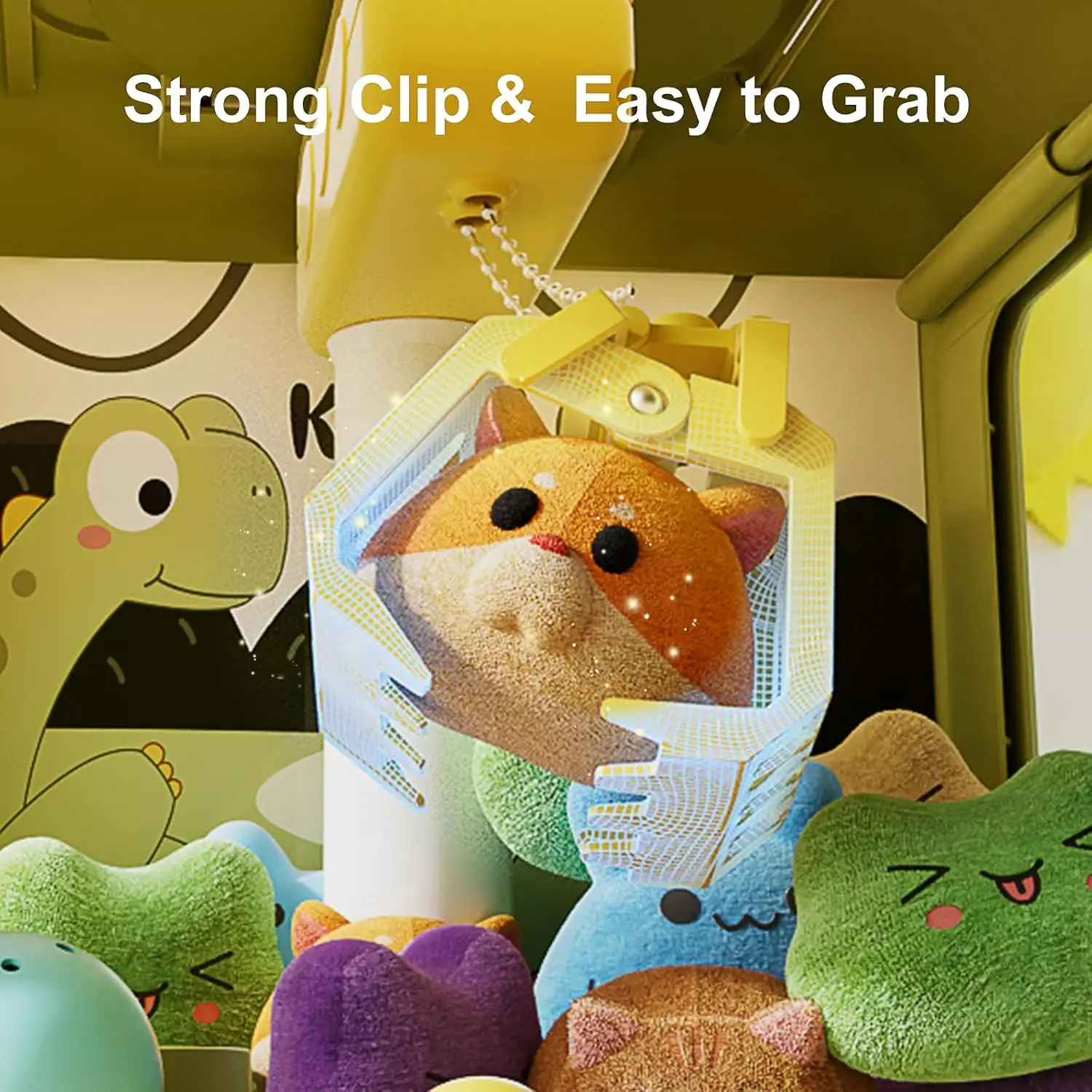 Dinosaur Claw Machine for Kids Electronic Catch Doll Game with Music Kids Vending Arcade Game Machine Birthday Gifts Toys 4