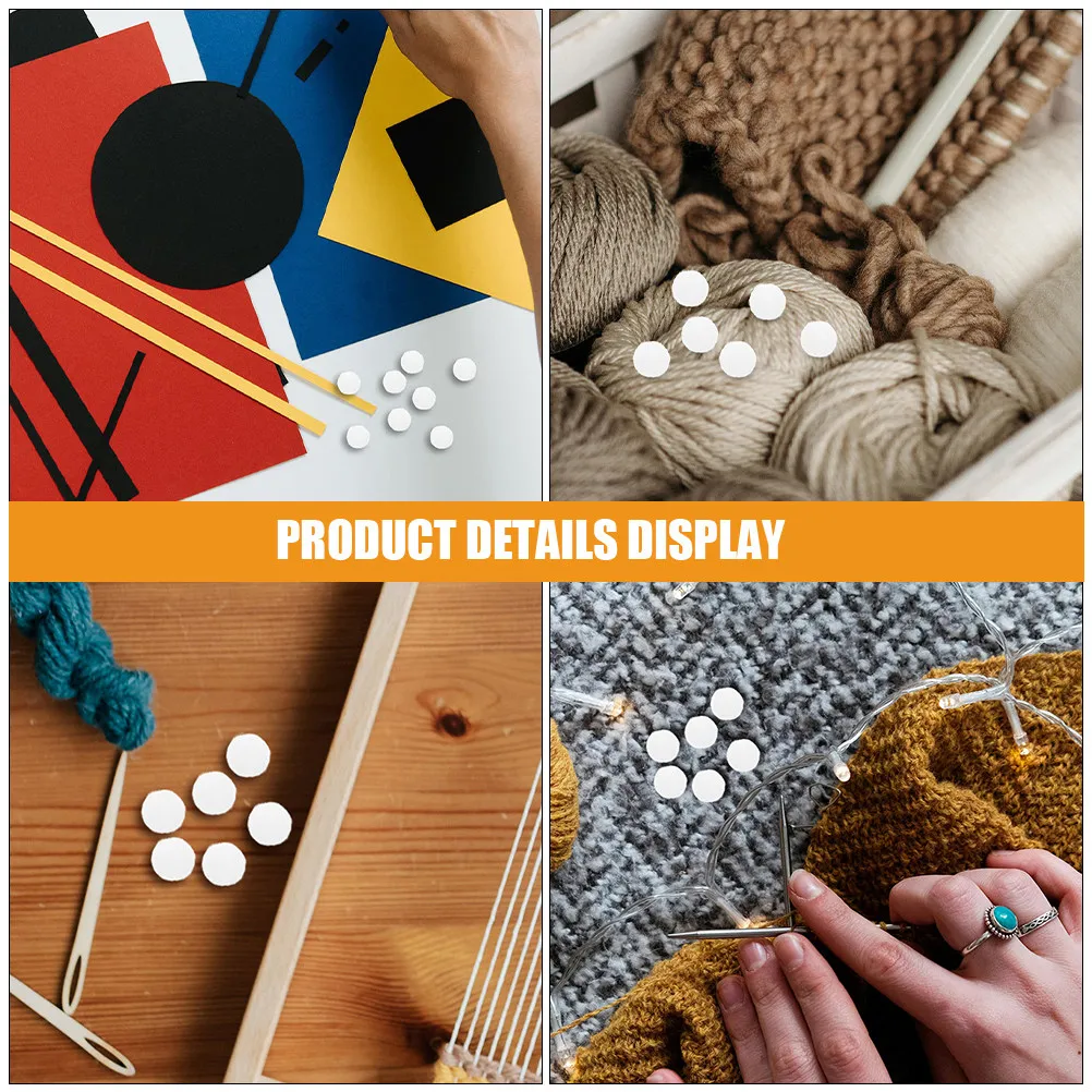 30Pcs 화이트 폴리에스테르 폼폼 공예용 부드럽고 편안한 공 DIY 프로젝트 휴일 장식 액세서리 폼폼