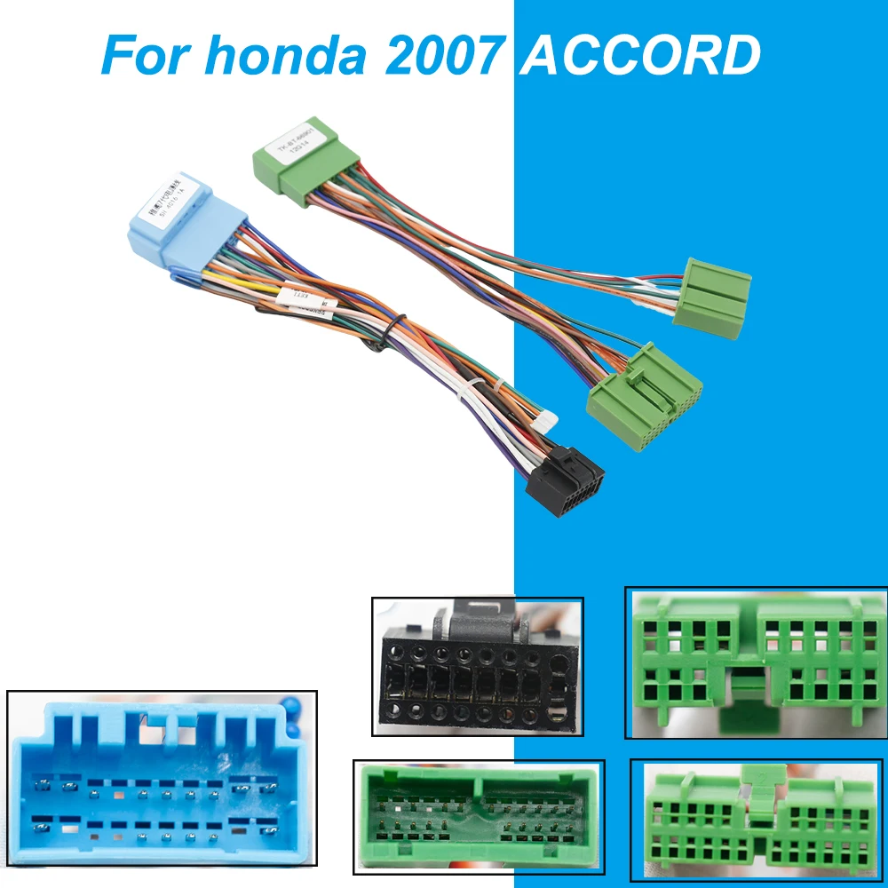 For honda 2007 ACCORD Car Radio Android DVD Stereo audio screen multimedia video player navigation MP3 MP5 16Pin cables Harness car multimedia player car radio car radio player
