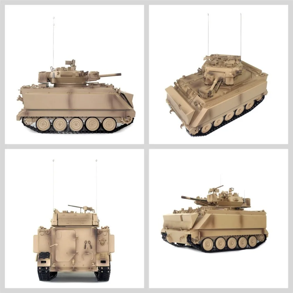 Char RC 1/16 Tongde M113A1 MRV Tourelle 320° Fumée Son IR