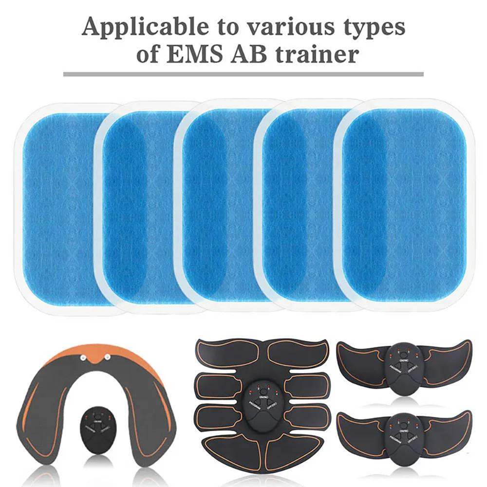 50 pcs (25 packs) Abdominal Muscle Hip Paste gel Tablets Hydrogel Conductive Electrode Tablets Hip Gel Paste Patch 4