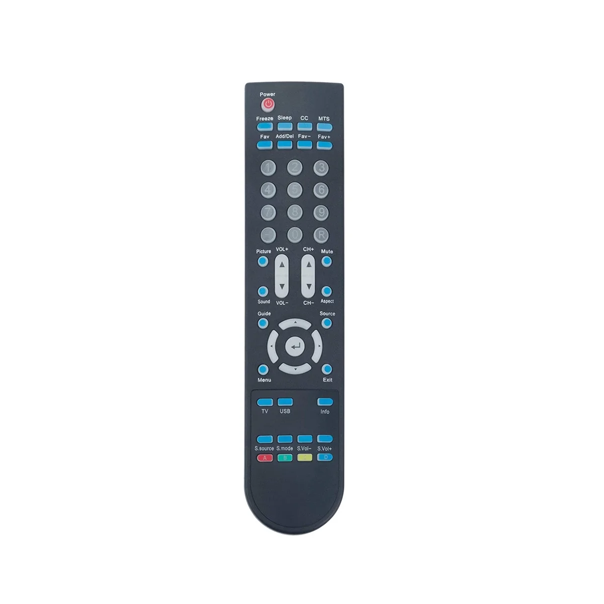 

Remote Control Replace KR007B008 for TV X405BV-FHDU X408BV-FHDU X505BV- X508BV- X505BV-FHDU X508BV-FHDU