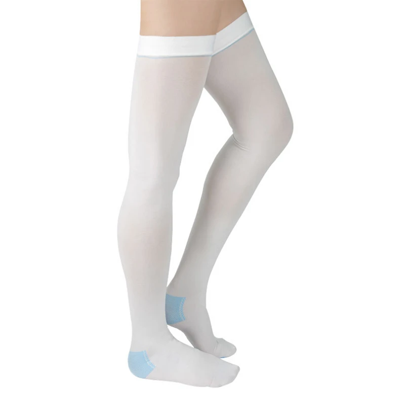 13 18mmHg Medical Compression Antithrombotic Stockings Men Women Nurse High Elastic Silicone