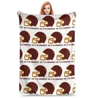 Hail To The Commanders - Washington Commanders Blankets Fleece Throw Blanket Sofa For Couch Bedding Travel Throws Bedspread 2