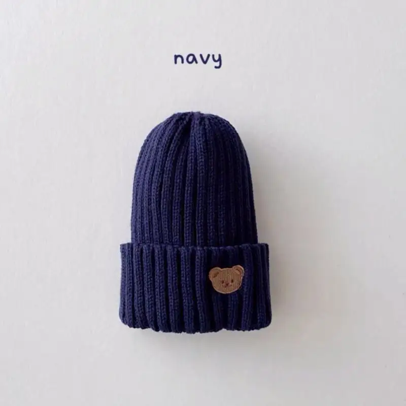 Bear Baby Beanies azul marina