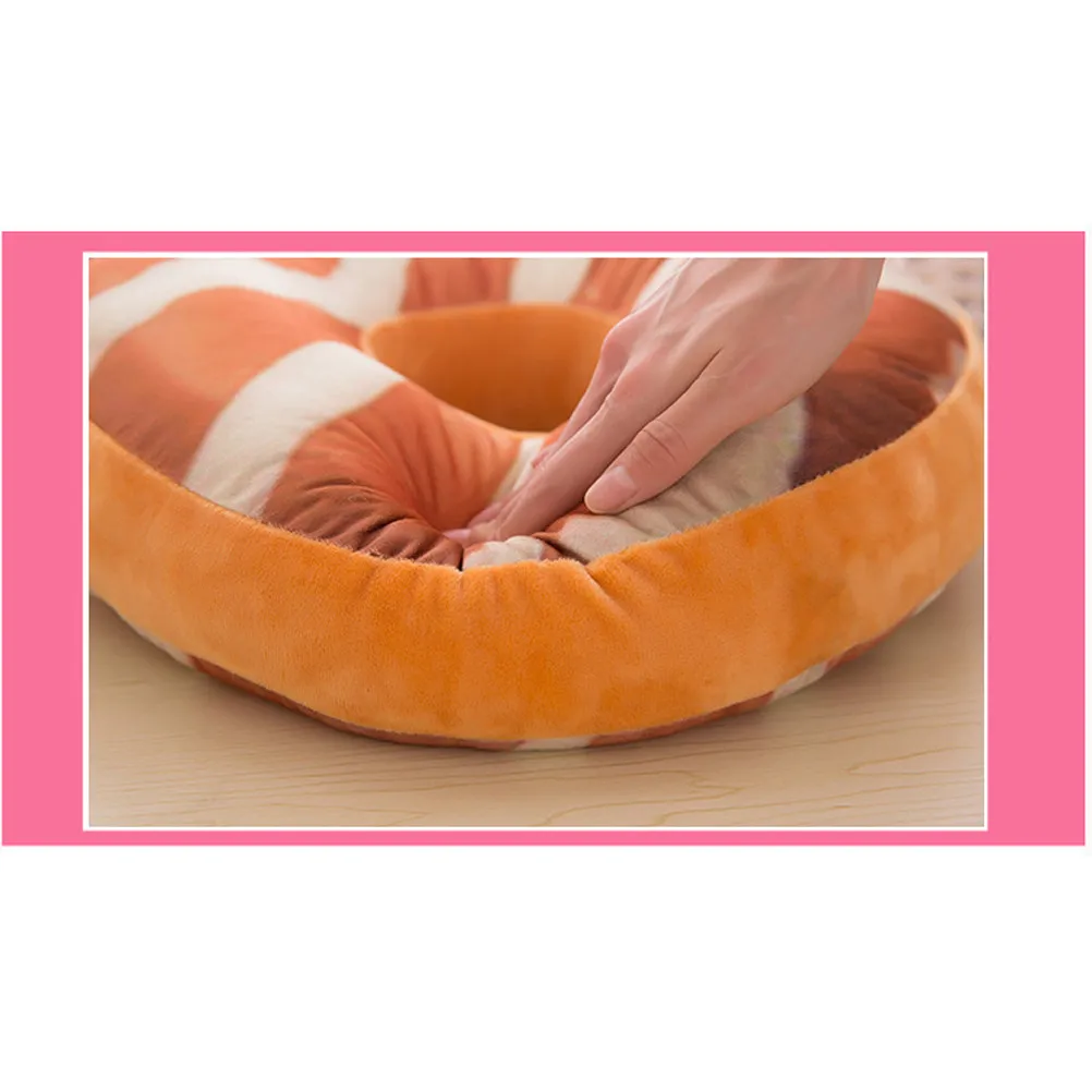 도넛 베개 40cm 초콜릿 3D 소프트 쿠션 가정 사무실 자동차 시트 등받이 지지대 장 쿠션 도넛 모양