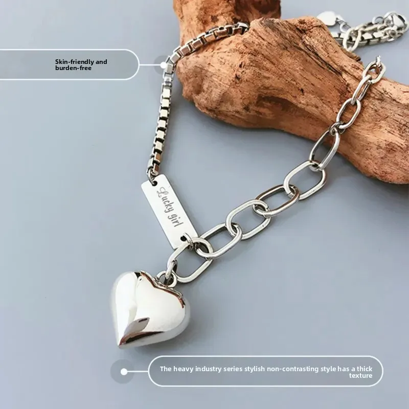 Bracelets de cheville simples en forme de cœur pour femmes