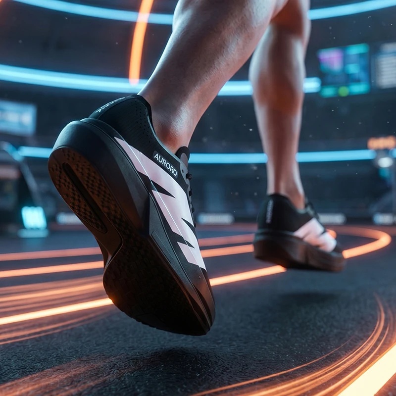 Scarpe da Corsa Sportive da Uomo con Piastra in Carbonio, Sneakers Ammortizzanti per Maratona, Atletica, Allenamento e Camminata Casual - immagine 5