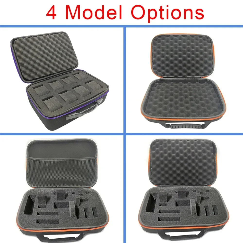 Shockproof Hard Shell Watch Organizer - Protective Canvas Storage Bag