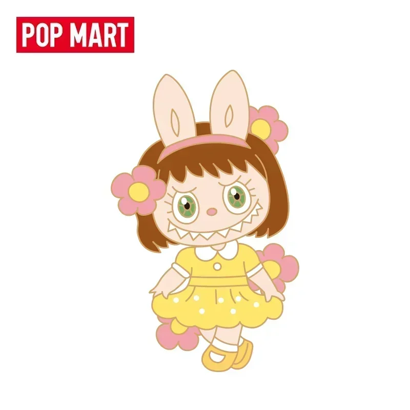 Popmart Labubu The Monster Toy Badge Kawaii Action Anime Mystery Figures Modello Carino Regalo Di Natale Giocattoli E Hobby Scatola A Sorpresa