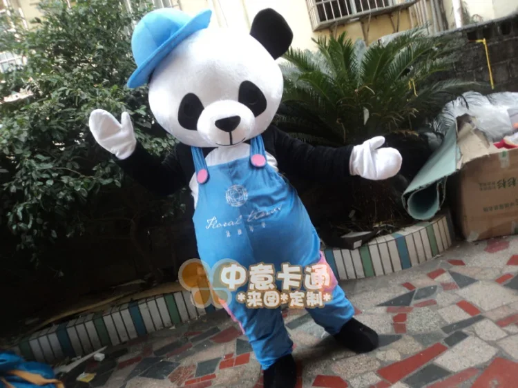 Panda Bear Costume Della Mascotte Furry Cosplay Compleanno Fancy Dress Adulti Dress Outfit Abbigliamento Da Festa Costume Fun
