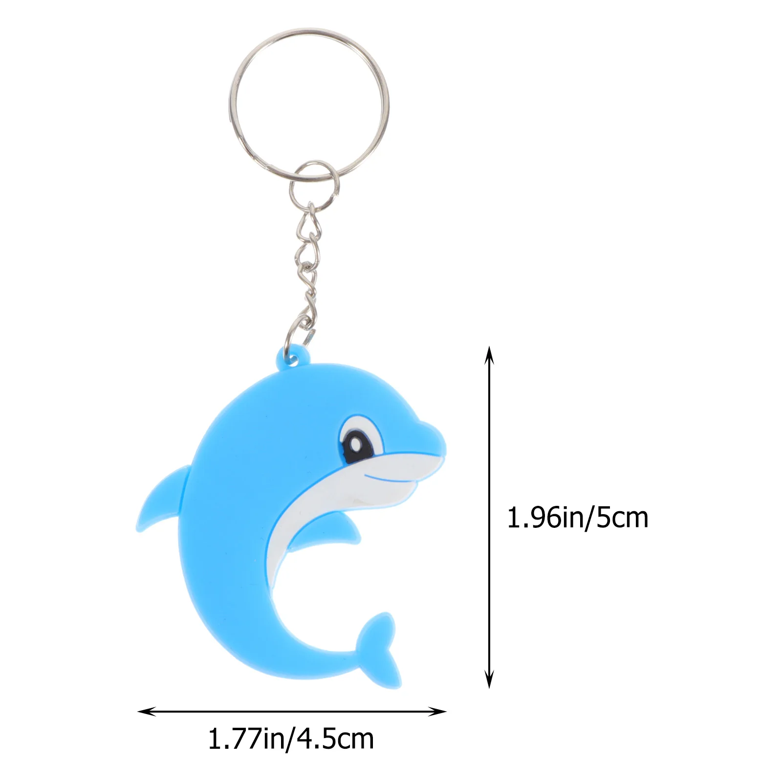Uqezagpa Accessori portachiavi, portachiavi a forma di balena, vita marina, animali, portachiavi per auto, portachiavi con personalità, gioielli regalo di San Valentino, Blu