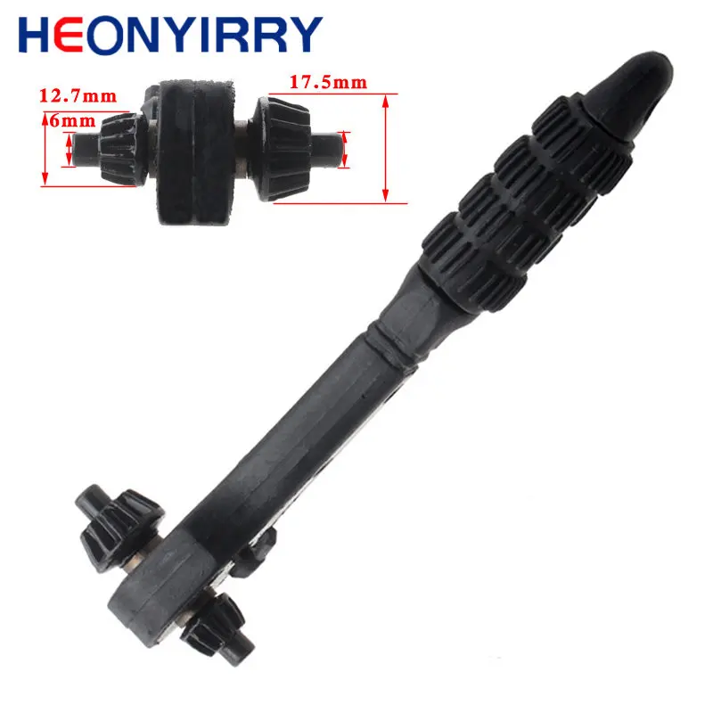 2-in-1 Ratchet Drill Chuck Key Wrench - Universal Replacement For Electric Drills & Power Tools