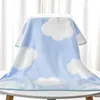 Baby Blanket Baby Boy Girl Swaddle Wrap Infant Stroller Cover Kids Bedding Blanket Baby Blankets Newborn 3D Clouds Print Flannel 5