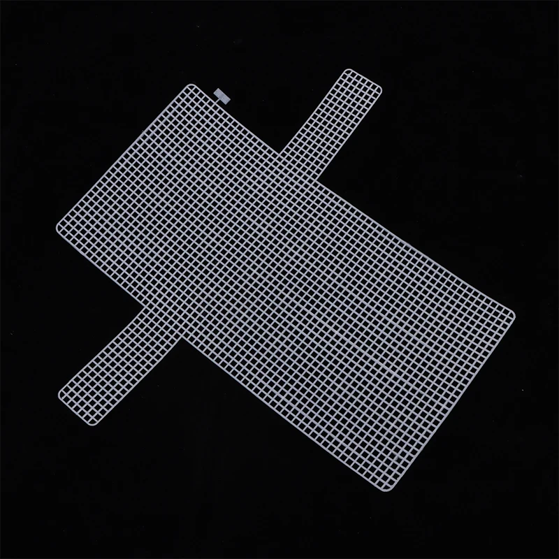 Plastic Weaving Plastic Mesh Cloth For Bag Making DIY Handcraft Bags Weaving Material Bags Made Grid Hook 2Pcs craft supplies