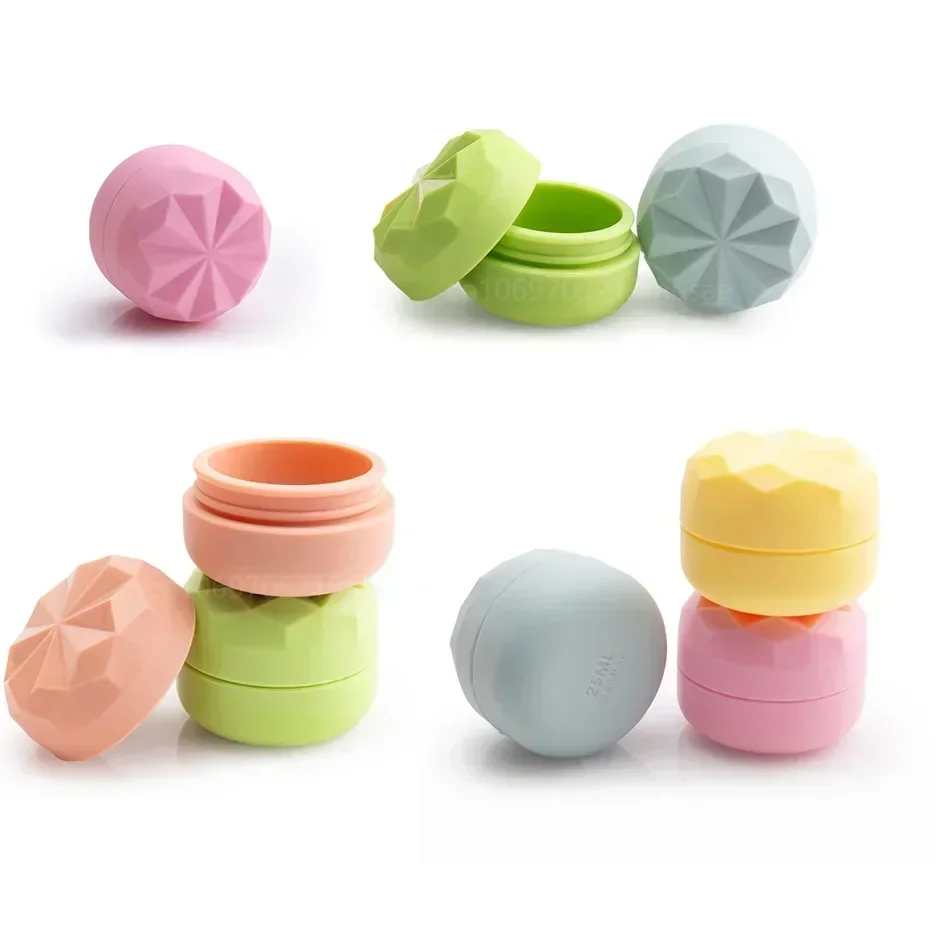 Dispenser Portatile Da Viaggio Barattolo Di Crema Scatola Organizer Contenitore In Silicone Bottiglia Riutilizzabile Cosmetica Contenitore Vuoto 20Ml 